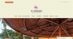 Desktop Screenshot of eldoradobeachresort.com